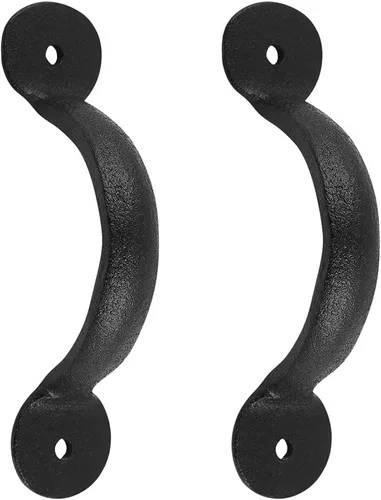Miniatura 16 de Renovators Supply Pomo Negro para Gabinete de 4.5 pulgadas Estilo Jaula de Pájaros Tiradores para Cajones