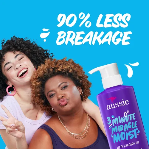 Miniatura 4 de Aussie Acondicionador Profundo Milagroso de 3 Minutos Hidratante para Cabello Seco, Aceite de Aguacate y Jojoba, Seguro para Cabello Teñido