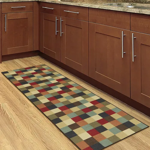 Miniatura 25 de Ottomanson Alfombras de 5 x 6 pies 6 pulgadas para sala de estar, alfombra de área para dormitorio, antideslizante, duradera y grande para zonas