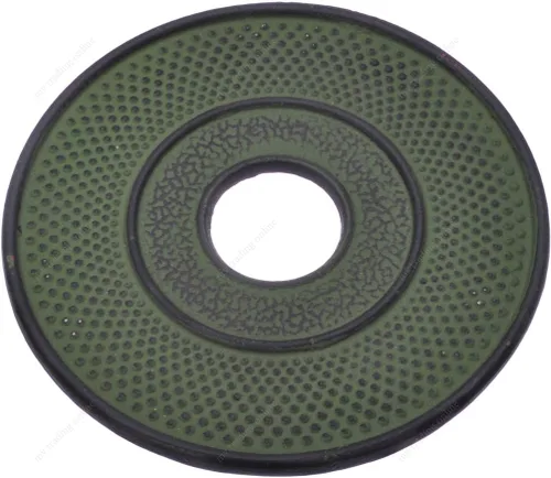 M.V. Trading T7020GN - Salvamanteles de hierro fundido, diseño de hobuña, 5½ pulgadas, color verde