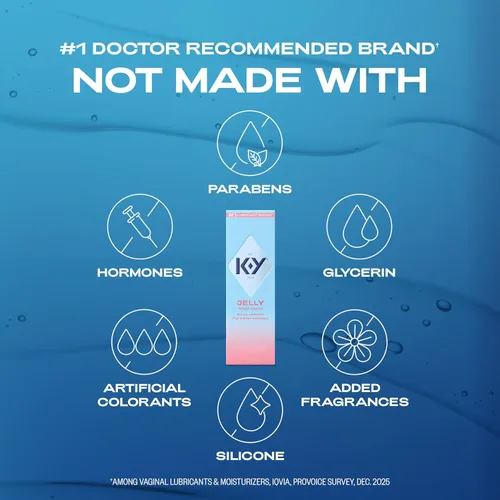 Miniatura 2 de K-Y Jelly Classic Lubricante personal a base de agua, lubricante a base de agua que ayuda a aliviar las molestias, 7 onzas líquidas