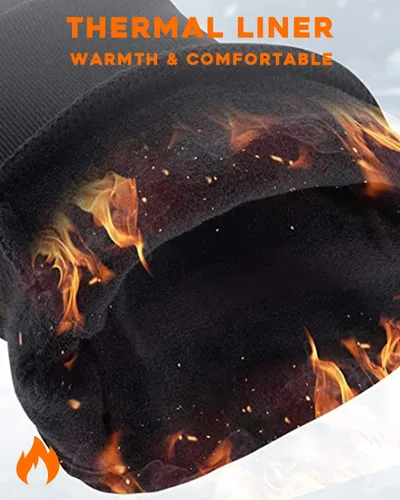 Miniatura 5 de Tmani Guantes de invierno para mujeres y hombres guantes térmicos para correr con forro fino para pantalla táctil guantes ligeros para caminar