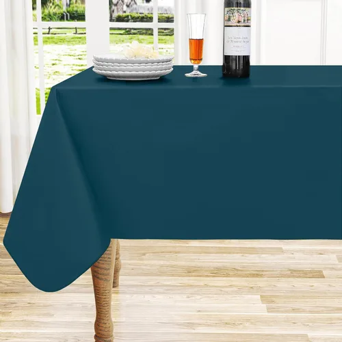 Miniatura 48 de homing - Mantel cuadrado de vinilo, mantel de plástico impermeable y a prueba de derrames con respaldo de franela, cubierta de mesa fácil de limpiar