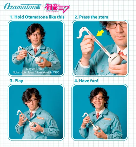 Miniatura 4 de Otamatone Classic Hatsune Miku Vocaloid [licencia oficial] Instrumento musical electrónico de personaje japonés Sintetizador portátil de Japón Maywa