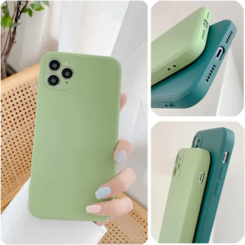 Miniatura 9 de ZEZHOU Funda transparente compatible con iPhone 11 Pro Max cubierta para cámara, sin amarillo, borde galvanizado, carcasa interior de silicona a
