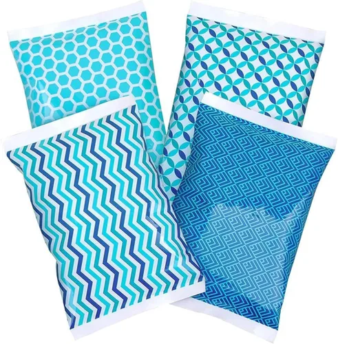 Thrive Paquetes de hielo para bolsas de almuerzo – Bolsas de hielo reutilizables para refrigerador y lonchera – Paquetes de hielo de gel de larga