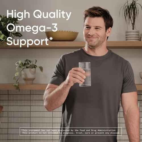 Miniatura 6 de Sports Research Cápsulas blandas de aceite de linaza orgánico de 1242 mg, suplemento Omega 3 a base de plantas con 720 mg de ALA para mujeres