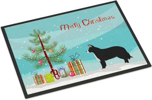 Miniatura 110 de Caroline's Treasures CK3799MAT Akita Shepherd - Tapete de árbol de Navidad de 18 x 27 pulgadas, tapete para puerta delantera, interior y exterior