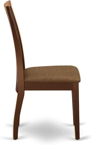 Miniatura 7 de East West Furniture CAIP5-LWH-C - Juego de comedor de 5 piezas para 4 personas, incluye una mesa de comedor rectangular y 4 sillas de comedor