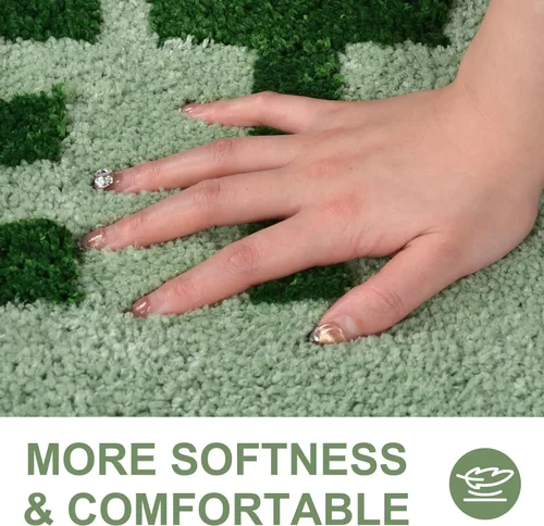 Miniatura 3 de Zeeinx Get Naked - Tapete de baño lindo para decoración de baño, alfombras de baño antideslizantes de microfibra lindas, decoración de baño Verde