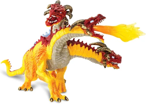 Miniatura 5 de Safari Ltd. Figura de dragón de fuego – Figura detallada de modelo de 8.5 pulgadas de color vibrante, juguete educativo de fantasía para niños