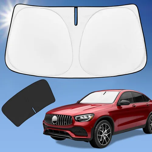Miniatura 137 de para Dodge RAM 1500 2019-2024 2025 2026 Parasol Parasol para Parabrisas Cubierta - 4 Capas Parasol para Ventana Delantera para RAM1500 2Puertas