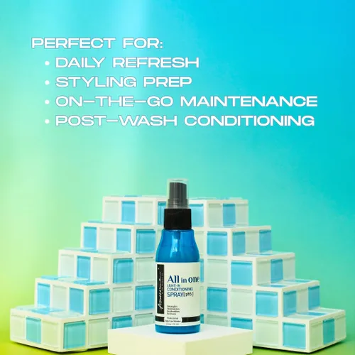 Miniatura 3 de Awesome Spray acondicionador todo en uno, sin enjuague, ph5, desenreda y antiencrespamiento, hidrata y repone, deja un excelente aroma, aceite