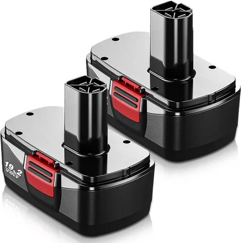 Paquete de 2 baterías de repuesto para Craftsman 19.2 V C3 de 4.5 Ah Diehard 19.2 V compatible con Craftsman 130279005 1323903 11375 315.pp2011 Negro