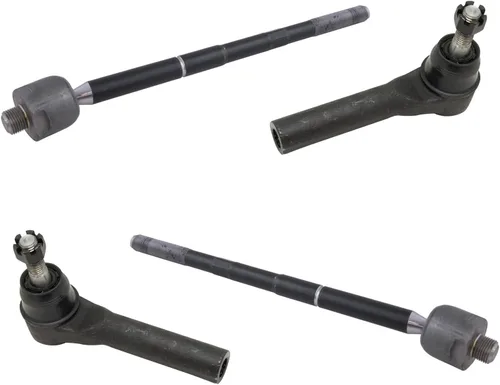 Miniatura 101 de TRQ Juego de barras de acoplamiento delanteras interiores y exteriores de 4 piezas compatible con Jeep Cherokee 1991-2001 y Comanche 91-92