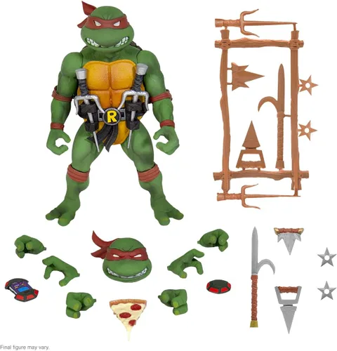 Miniatura 9 de Super7 ULTIMATES! Teenage Mutant Ninja Turtles Donatello - Figura de acción TMNT de 7 pulgadas con accesorios, coleccionables clásicos de dibujos