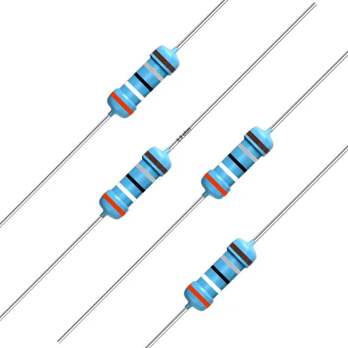 Miniatura 155 de California JOS 100 unidades de resistencia de 0.12 ohmios 1/4w (0.25 W) Resistencia fija de película metálica de tolerancia ±1%, más de 189 valores