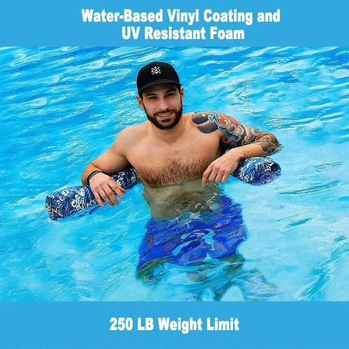 Miniatura 2 de IMMERSA Fideos de piscina jumbo, revestimiento de vinilo suave a base de agua de alta calidad y fideos de espuma resistentes a los rayos UV