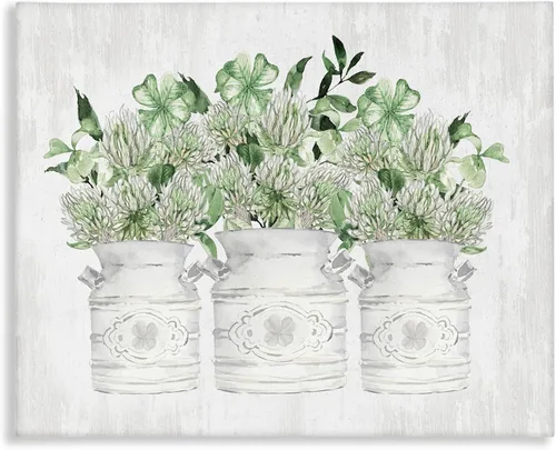 Miniatura 13 de Stupell Industries Lienzo decorativo para pared con diseño de pájaros y prado, diseño floral de Nan, 20 x 16 pulgadas