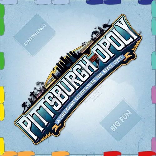 Miniatura 6 de Late for the Sky Pittsburgh-Opoly City Property - Juego de mesa de comercio, diversión de estrategia familiar, a partir de 8 años, 2 a 6 jugadores