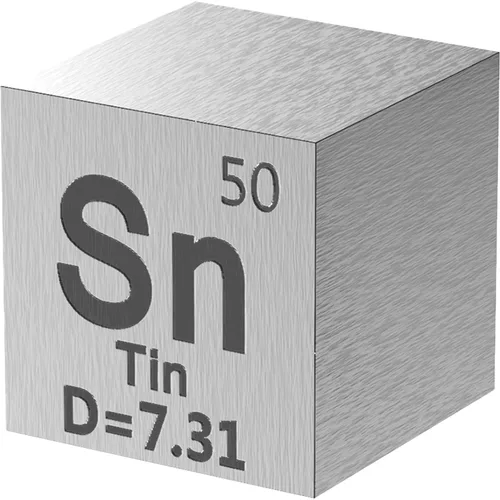 Miniatura 8 de Juego de cubos de metal de 10 piezas – Juego de cubos de densidad para una tabla periódica de elementos – Cubo de tungsteno puro, titanio, zinc