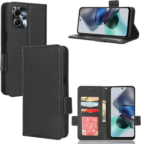 Miniatura 56 de Funda de piel sintética compatible con Motorola Moto E22 4G, funda de piel sintética compatible con Motorola Moto E22i 4G, color negro