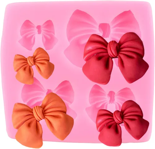Miniatura 7 de ZiXiang Molde de silicona para decoración de cupcakes con temática de hombrecito, molde de lazo para fondant, para decoración de pasteles de Estilo a