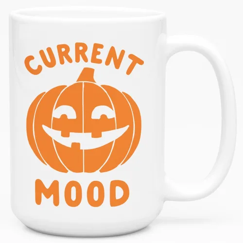 Miniatura 114 de LookHUMAN Taza de Café de Halloween – Halloween Is Meowgical Tazas, Taza de Café Espeluznante Idea de Regalos de Taza, 15 Onzas 10-Blanco