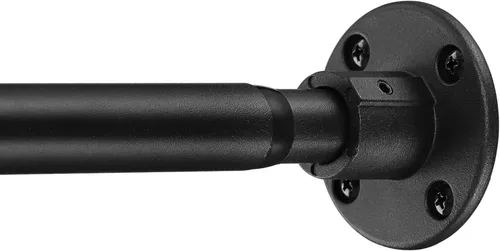 Barra colgante para armario, extensor de barra de armario de 29 a 94 pulgadas para ahorrar espacio, barra colgante de ropa ajustable negra, estante