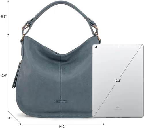 Miniatura 6 de Montana West Bolsos Hobo para mujer Bolsos de hombro y bolsos