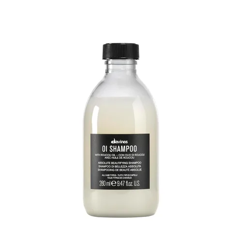 Davines OI Shampoo, Milky-Smooth Hydrating Cleanser for All Hair Types - Antioxidant-Rich Formula with Roucou Oil for Extraordinary Shine, Softness,