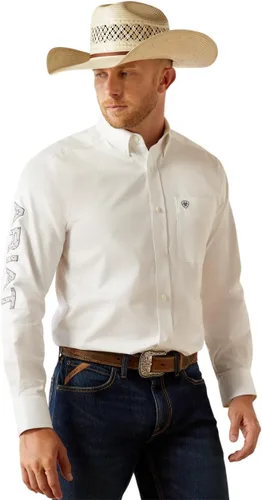 Miniatura 113 de Ariat Camisa de sarga con logotipo del equipo para hombre