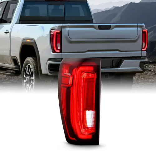 Miniatura 9 de AKKON - Compatible con GMC Sierra 19-24 1500/2500 2019-2024 [LED completo] Luz trasera sin lámpara de firma estilo OE lado izquierdo del conductor