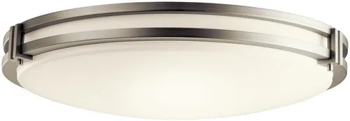 Miniatura 4 de Kichler Lighting Avon - Montaje empotrado LED de 24" con acrílico en níquel cepillado