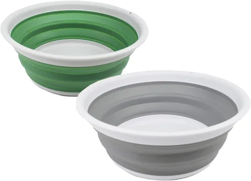 Miniatura 13 de SAMMART Tina plegable de 7.5 L (1.98 galones) - Tina plegable - Lavabo portátil - Tina de plástico que ahorra espacio