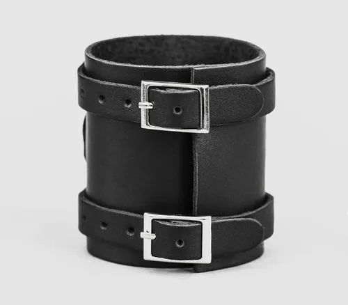 Miniatura 7 de Correa ancha de cuero compatible con Apple Watch de 1.496 in 1.575 in 1.614 in 1.654 in 1.732 in 1.772 in 1.811 in 1.929 in, hecho a mano UA 1715