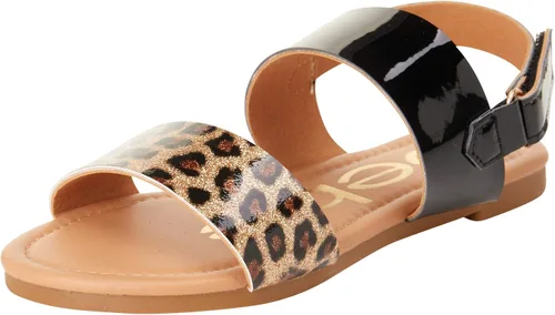 bebe Sandalias para Niñas - Sandalias para Niñas Grandes y Niñas Pequenas con Correas de Cuero Duradero y Lentejuelas, Zapatos de Vestir de Verano