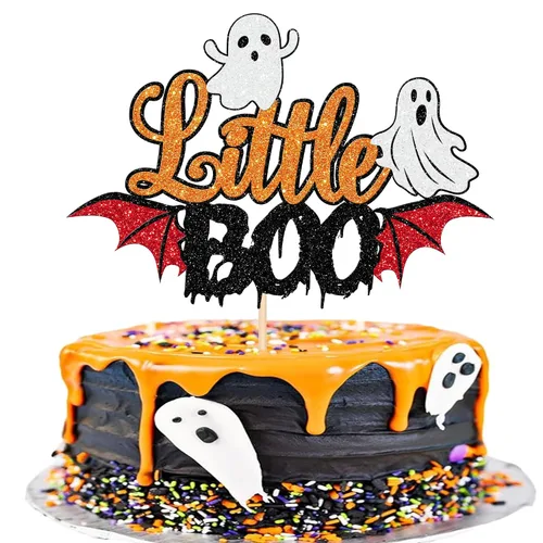 Miniatura 27 de 30 piezas de adornos para cupcakes con purpurina – Púas de cupcakes de Halloween para niños, cumpleaños, festival, fiesta, decoración de pasteles