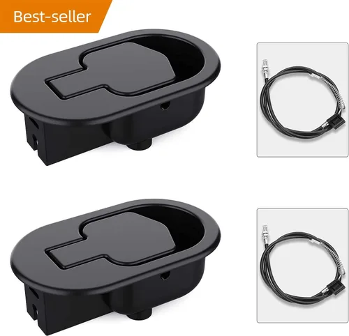 Miniatura 7 de 2 juegos de piezas de repuesto para sillón reclinable, mango reclinable de metal, cable de liberación para Ashley y la mayoría de sofás reclinables