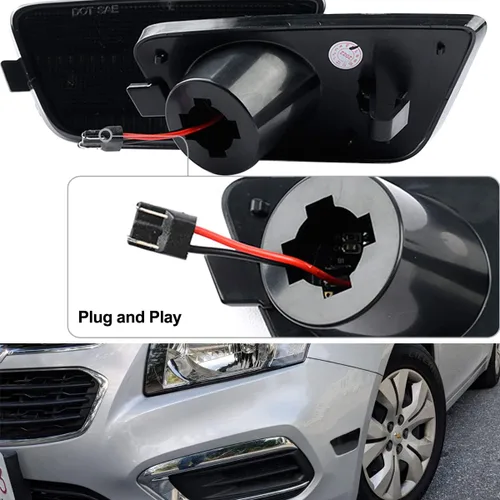 Miniatura 4 de Conjuntos de luces de posición lateral LED para Cruze 2011 2012 2013 2014 2015 2016 Chevy Cruze Diesel Eco L LS LT LTZ, luces de posición lateral