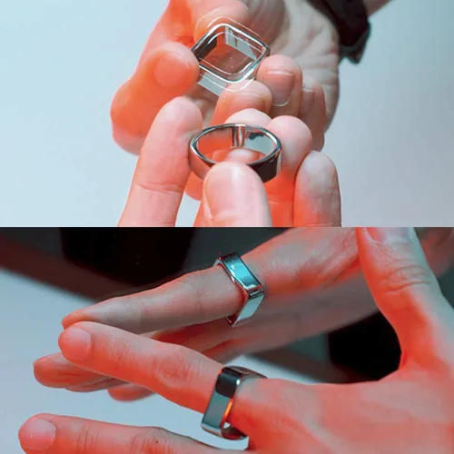 Miniatura 2 de SUMAG Ambi Anillo Trucos de magia Círculo Cuadrado Mago Mago Accesorios Primer Plano Calle Ilusión Óptica Gimmick Props