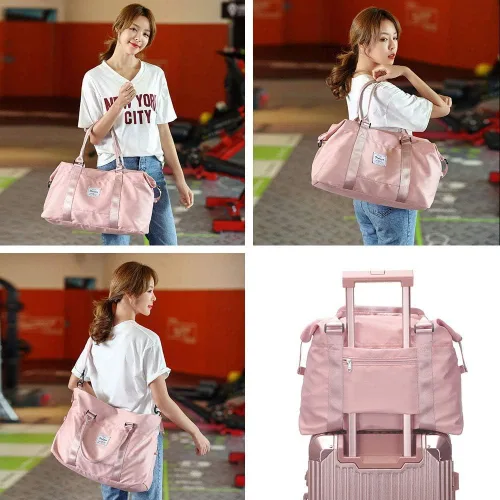 Miniatura 6 de PDD - Bolsa de viaje para gimnasio, bolsa de hombro para mujer