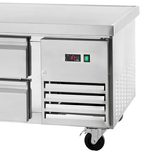 Miniatura 3 de Arctic Air ARCB72 74' Base refrigerada para chef con cuatro cajones, acero inoxidable, 115 V