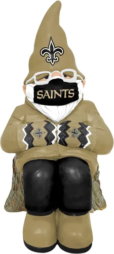 Miniatura 3 de FOCO NFL Unisex-Adult Bundled Up Sitting Garden Statue Outdoor Gnome 11