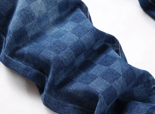 Miniatura 5 de AITITIA - Jeans rasgados de ajuste estándar para hombre