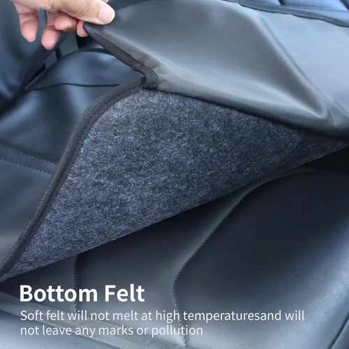 Miniatura 6 de Protector de asiento de automóvil, extra grueso, antideslizante, impermeable, no deja marcas de huellas para niños, bebés, mascotas, camiones, SUV