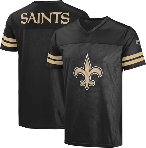 Miniatura 9 de FOCO NFL Camiseta para Hombre con Logo Oficial Wordmark para Día de Juego de Fútbol Americano Cuello en V (Miami Dolphins - Aqua)