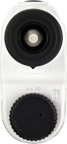 Miniatura 2 de Nikon Coolshot 20i GII - Telémetro de pendiente láser de golf, versión estándar blanco con borde amarillo, talla M