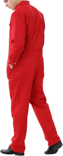 Miniatura 5 de TOPTIE Workwear Mechanic Overol 8.5 Oz Poliéster Algodón Mezcla Talla Regular