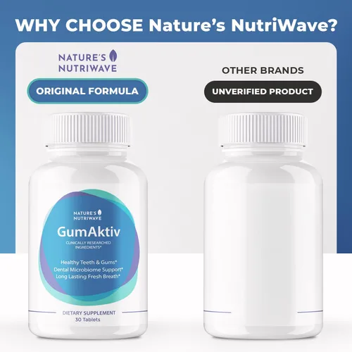 Miniatura 4 de GumAktiv Suplemento de salud bucal – 3.5 mil millones de probióticos, apoya el equilibrio oral natural, limpia la boca, promueve encías y dientes